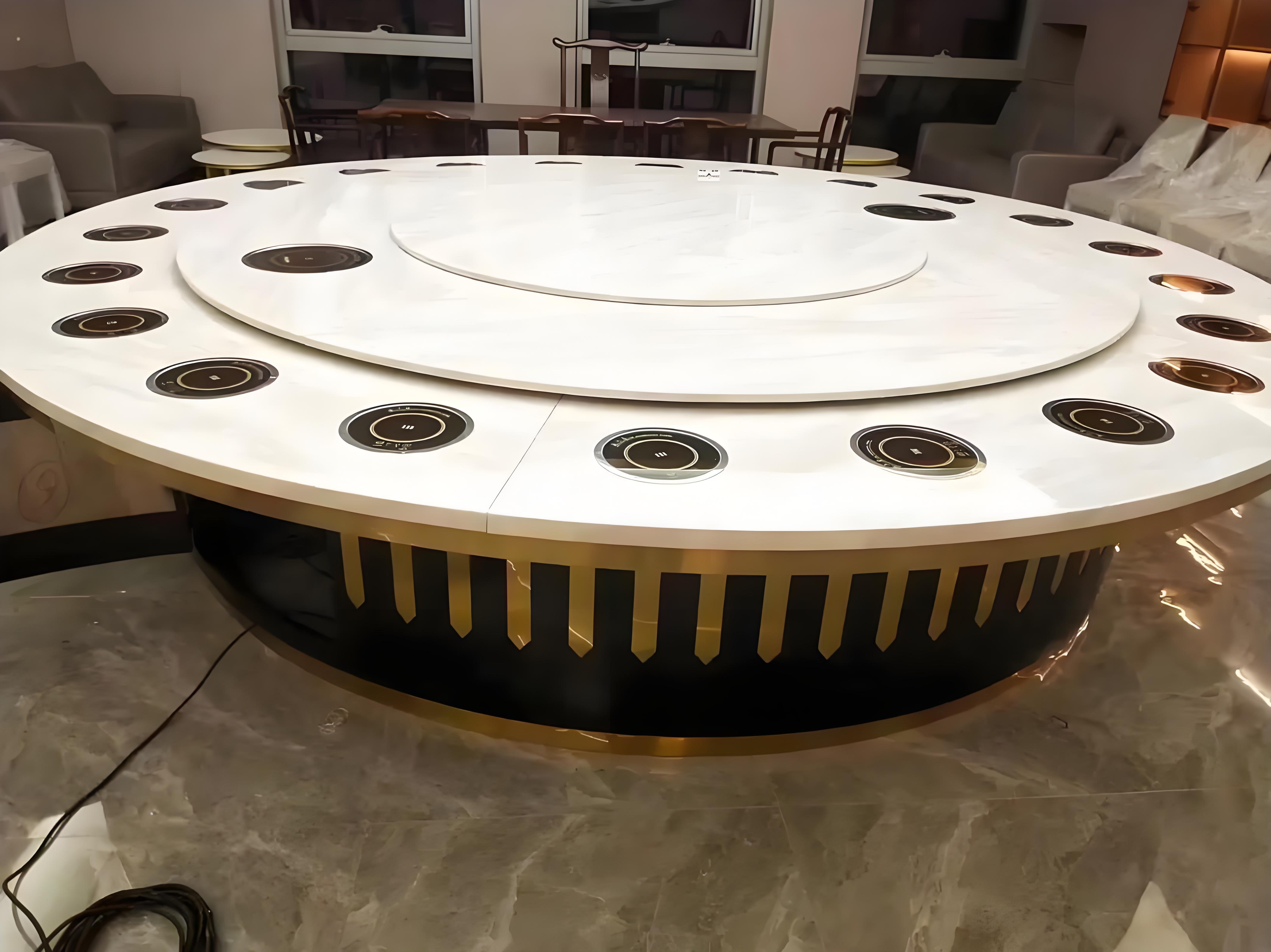 潜江市旋转火锅桌中餐桌 - 推荐
